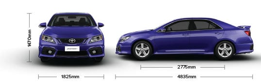 Toyota aurion towing specifications