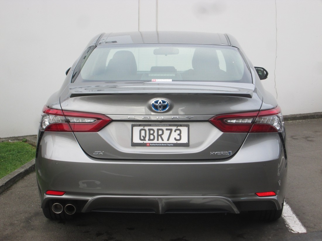 2023 Toyota Camry SX 2.5P HEV ECVT FWD SD/4D/5S (AXRSX-NM1) - Toyota NZ